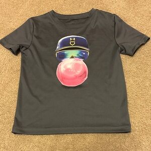 Under Armour Gray Kids Tee with Fun Graphic